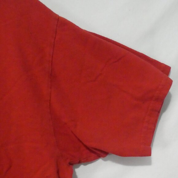 GILDAN | youth xl - extra large | Solid Red Cotton Tee / T-Shirt - Picture 5 of 12